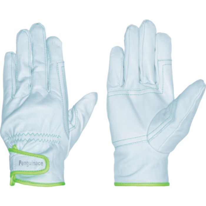ペンギンエース 国産牛本革手袋 レインジャー・アテツキ(グリーン・Mサイズ)(Tcode:8552967)