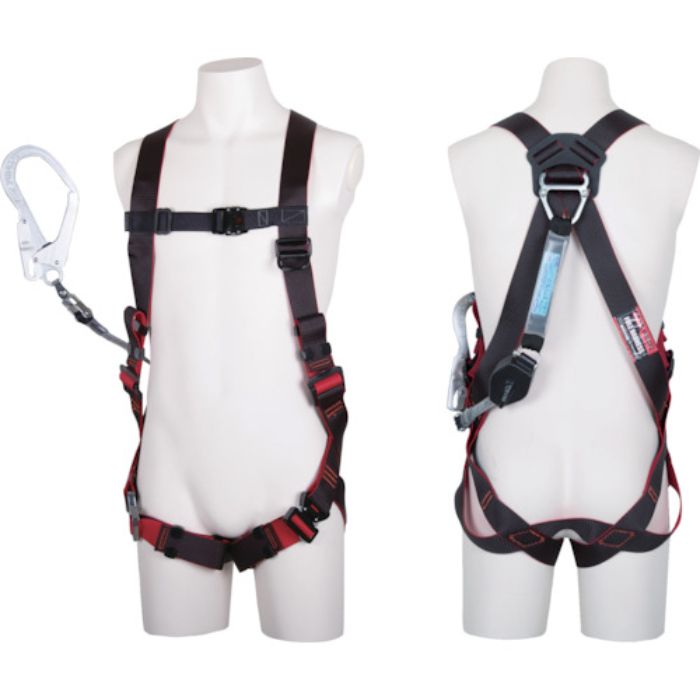 TSUYORON レヴォハーネスランヤード付き TH-508-CR93SV-OT コルトリトラ 黒/赤 Mサイズ 黒(Tcode:3847758)