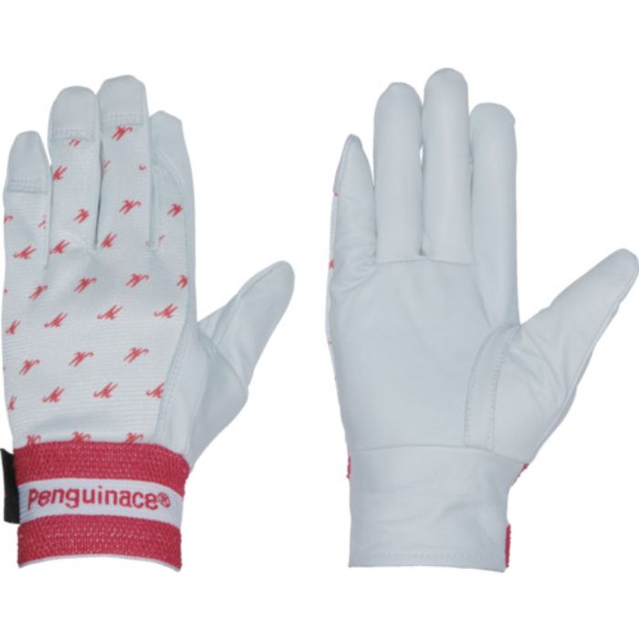 ペンギンエース 国産クレスト甲メリ・サイズプリント 白(M)(Tcode:8552974)