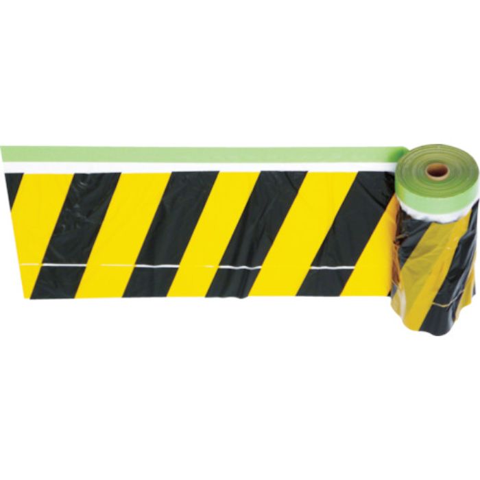 TRUSCO 安全標示フィルム付き粘着テープ 黄/黒(Tcode:7511485)