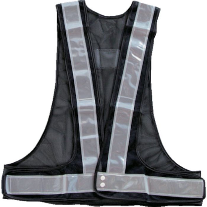 TRUSCO 安全ベスト 紺*シルバー ポリエステル製(Tcode:3623079)