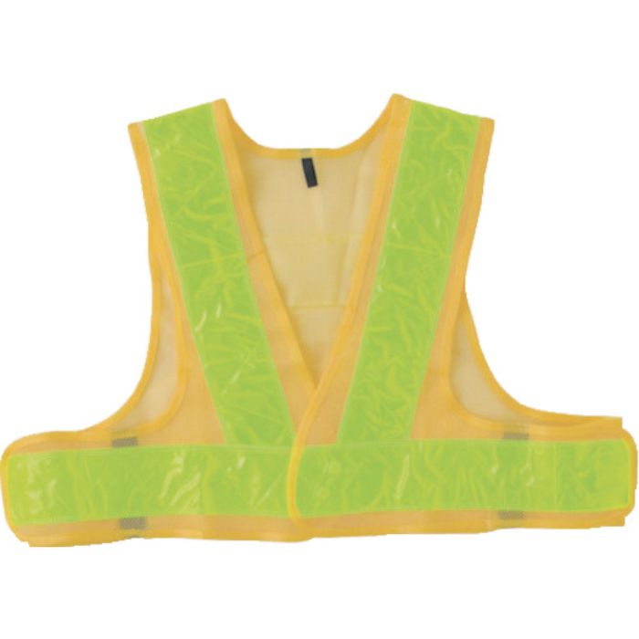 TRUSCO 安全ベスト イエロー*イエロー ショート丈 ポリエステル製(Tcode:3623080)
