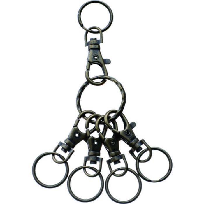 TRUSCO キーホルダー リング ブロンズ(Tcode:1955072)