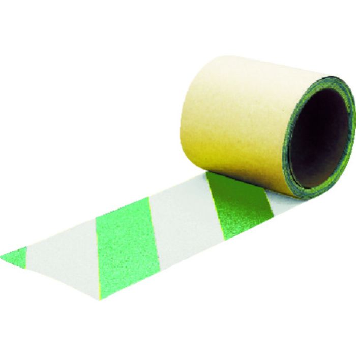 TRUSCO 蛍光ノンスリップテープ 屋外用 25mmX10m ゼブラ ゼブラ(Tcode:2072882)