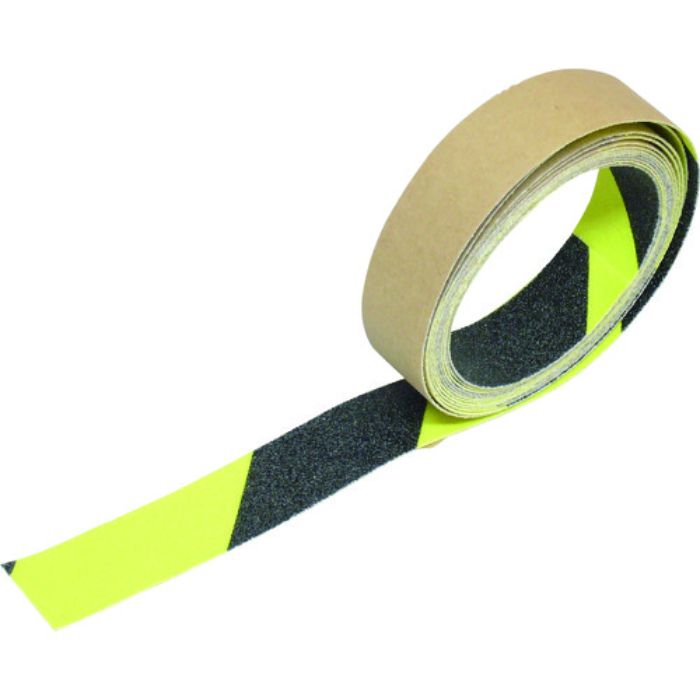 TRUSCO 蛍光ノンスリップテープ 屋外用 25mmX10m グリーン・ホワイト(Tcode:2072883)