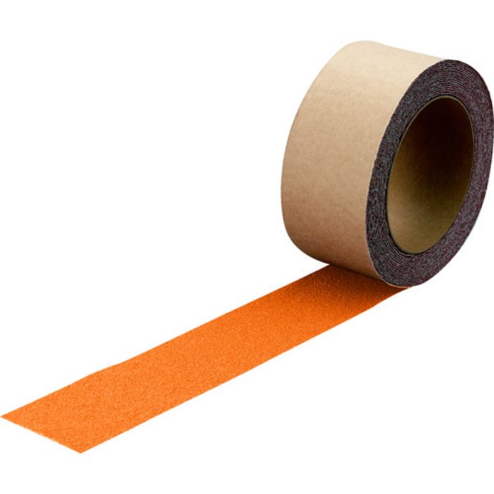 TRUSCO 蛍光ノンスリップテープ 屋外用 50mmX3m オレンジ(Tcode:2564301)