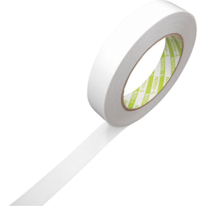 日東エルマテ コンクリート型枠先付け工法用テープ 25mm×40m ホワイト(Tcode:1027322)