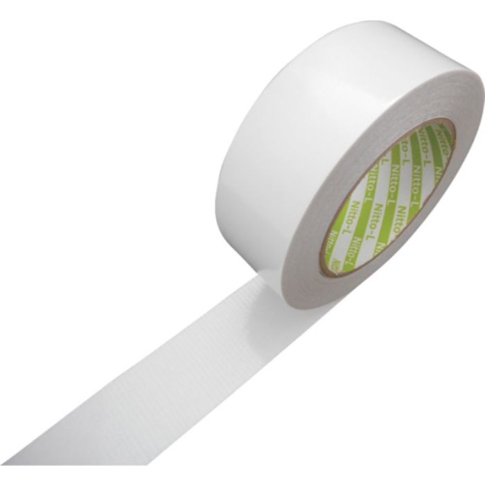 日東エルマテ コンクリート型枠先付け工法用テープ 40mm×40m ホワイト(Tcode:1027324)