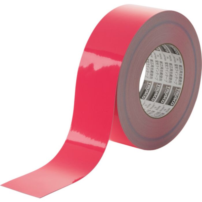 TRUSCO 蛍光ラインテープ50mmx10m ピンク(Tcode:4887042)