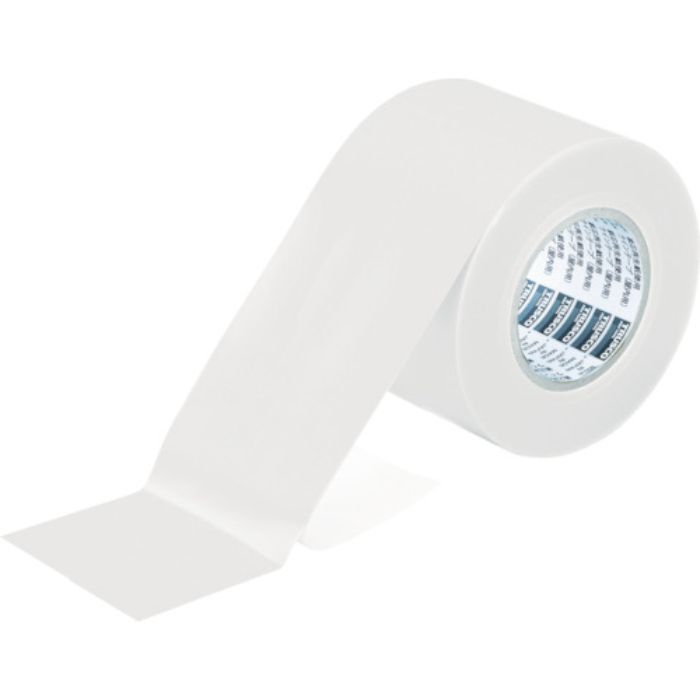 TRUSCO ラインテープ 屋内用 幅100mmX長さ50m ホワイト(Tcode:8368038)