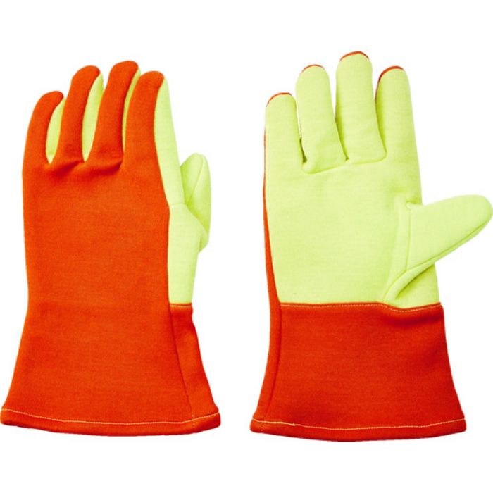 TRUSCO 300℃対応耐熱手袋 高断熱タイプ ケブラー(R)X耐炎フェルトダブル(Tcode:1161319)