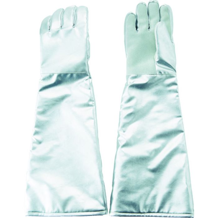 TRUSCO 遮熱・耐熱手袋 ロング 手のひら牛床革補強付(Tcode:1160687)