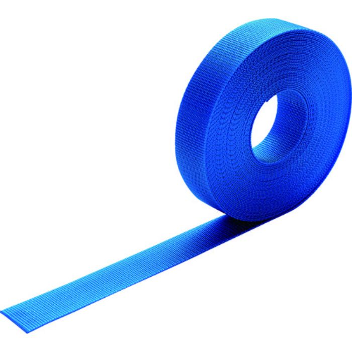 TRUSCO ナイロン平ベルト 1.2t×20mm×10m 青(Tcode:2067099)