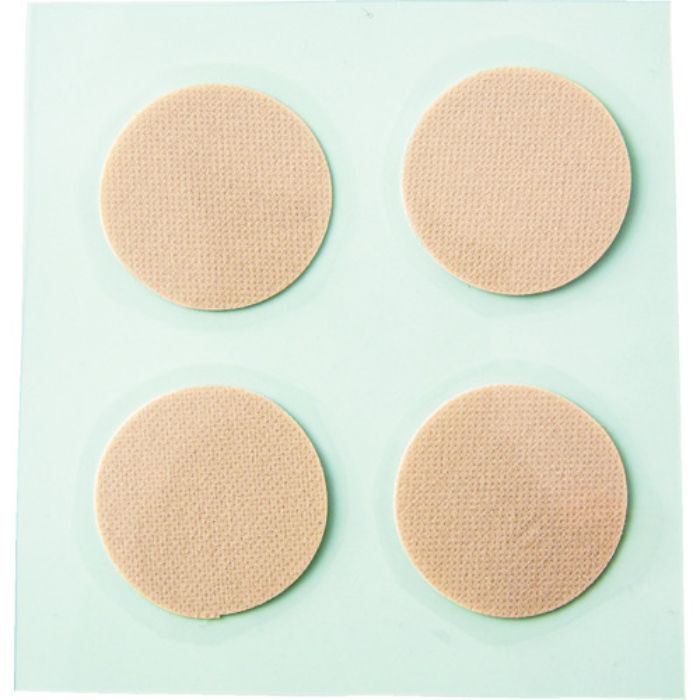 TRUSCO 滑り止めシート 両面タイプ 25パイ丸形 4個入(Tcode:1162167)