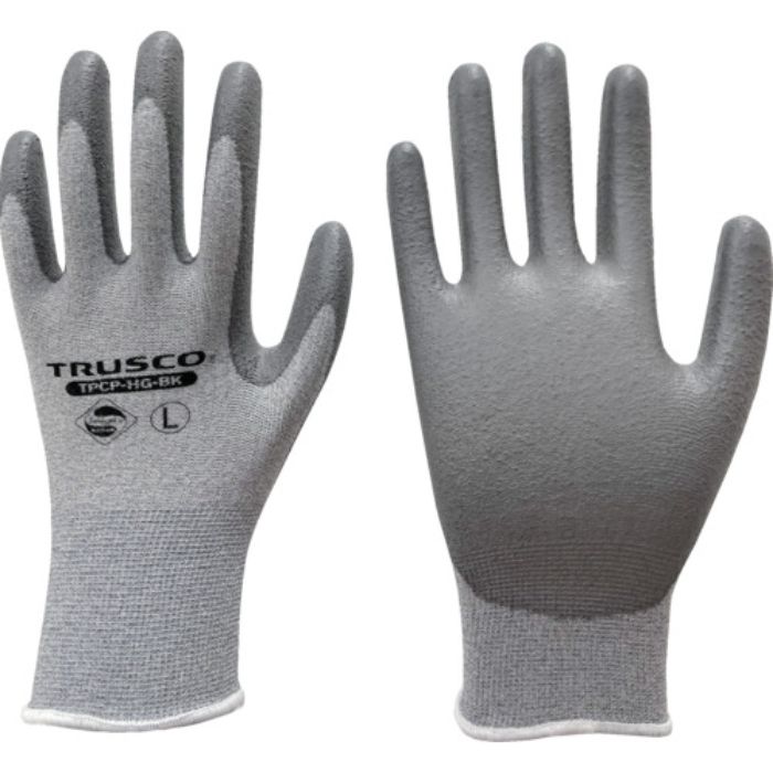 TRUSCO 抗菌仕様 タッチパネル対応 プレミアムカーボン背抜き手袋 XL(Tcode:2619870)