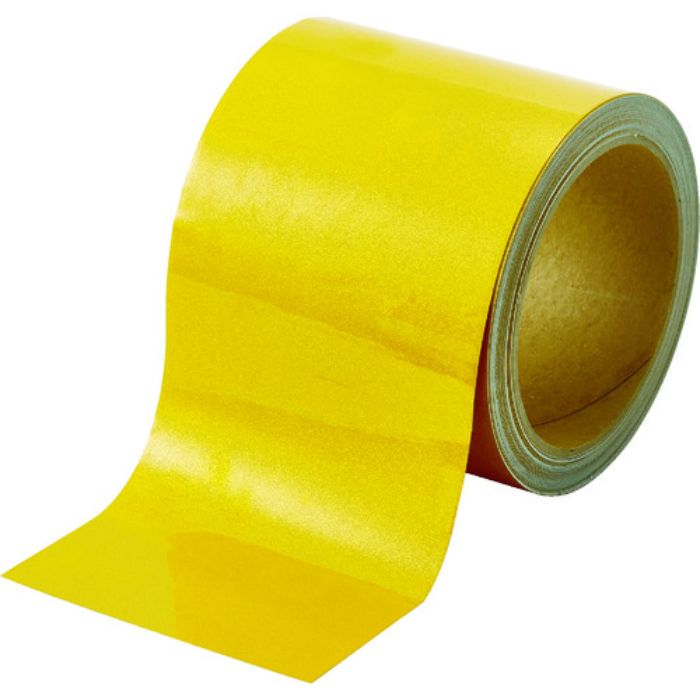 TRUSCO 再帰反射テープ 90MMX10M 黄(Tcode:1162112)