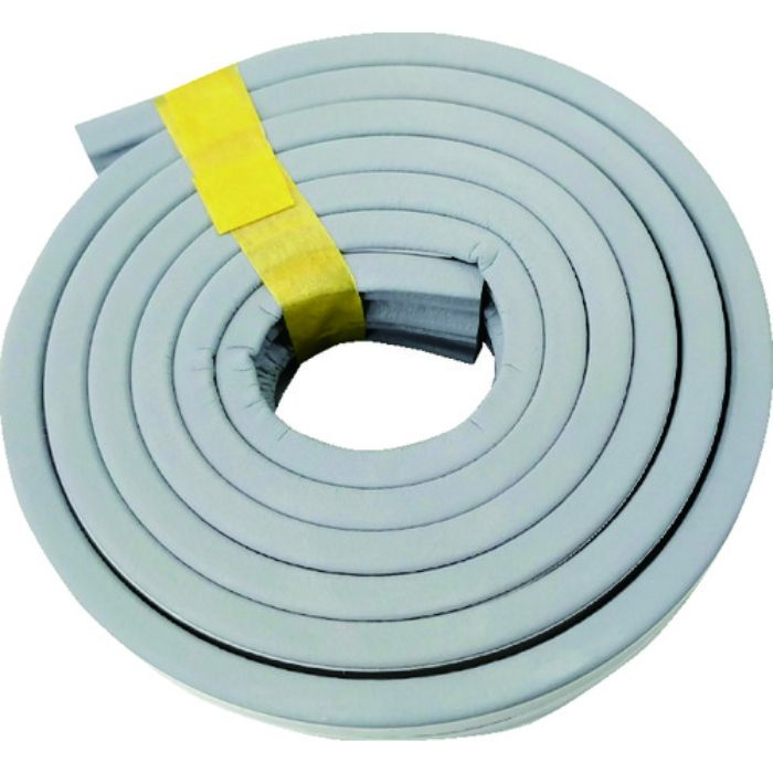 槌屋 戸当りすき間テープ M型 グレー(Tcode:1373544)