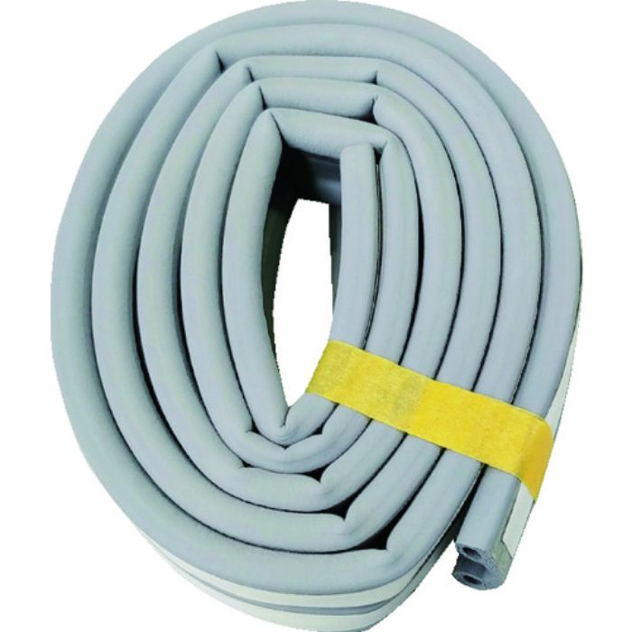 槌屋 戸当りすき間テープ P型 グレー(Tcode:1373546)