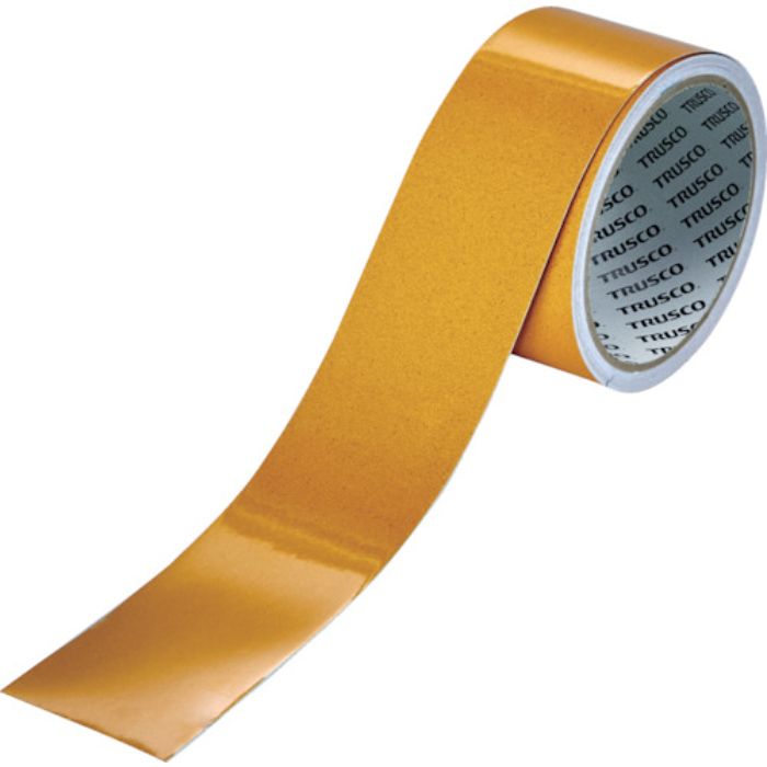 TRUSCO 再剥離反射テープ 25mmx5m イエロー(Tcode:2564531)