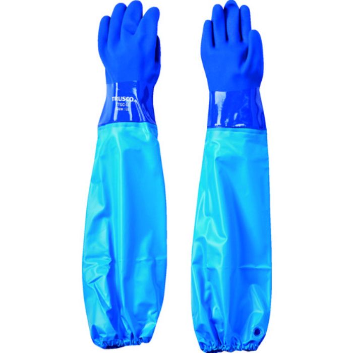 TRUSCO 腕カバー付耐油手袋 LLサイズ(Tcode:1497708)