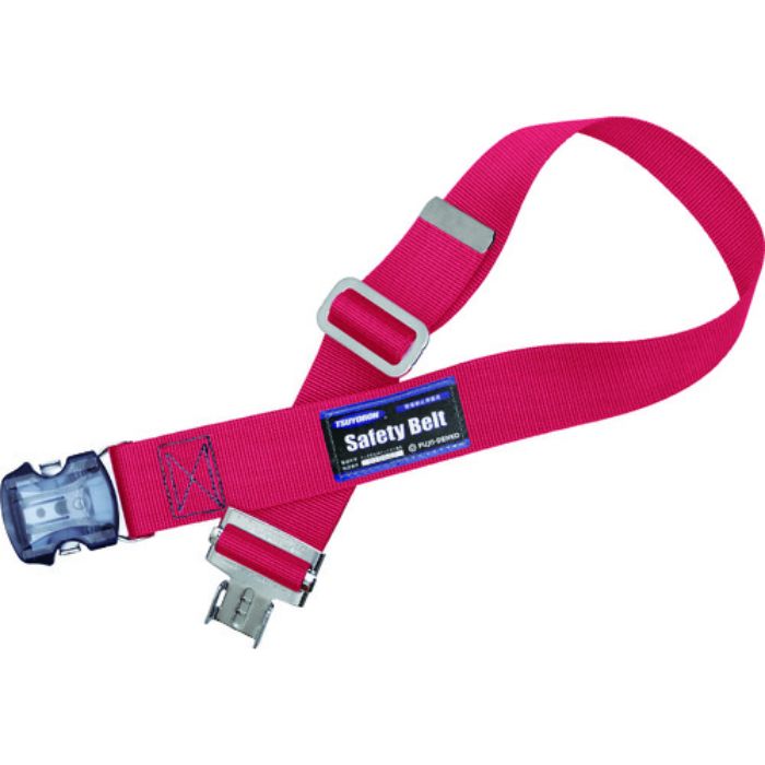 TSUYORON 胴ベルト ワンタッチバックル 赤 Mサイズ:長さ1200MM(Tcode:1631910)