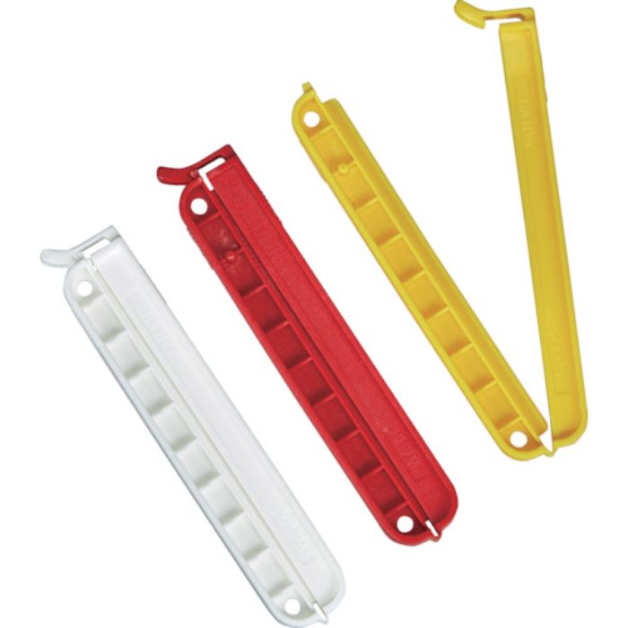 TRUSCO 袋留めクリップ 3P(白赤黄)(Tcode:2630987)
