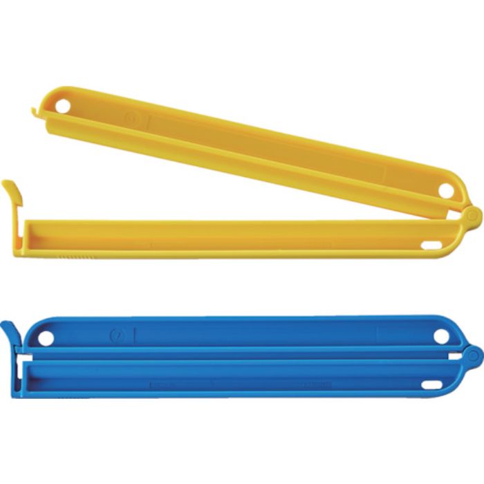 TRUSCO 袋留めクリップ 2P(黄青)(Tcode:2630985)