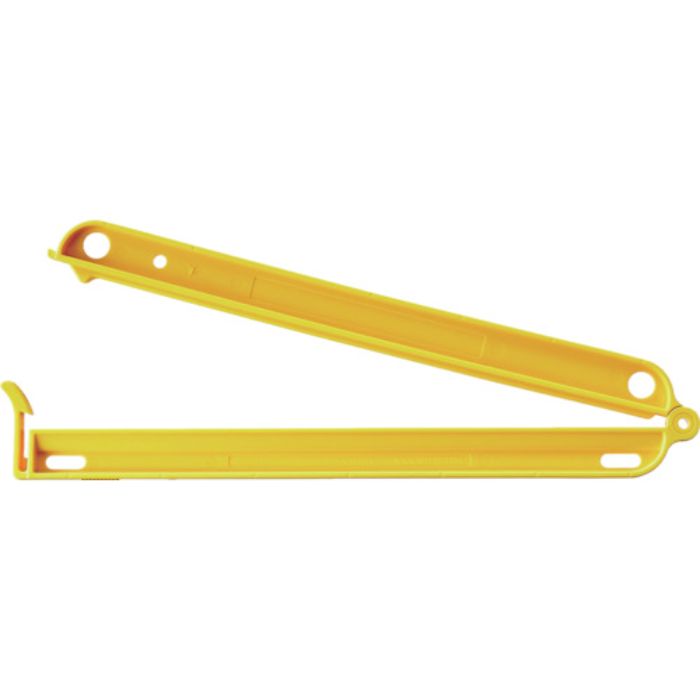 TRUSCO 大口袋用クリップ(留め幅220mm・厚手袋用) 黄 1個入(Tcode:2629509)