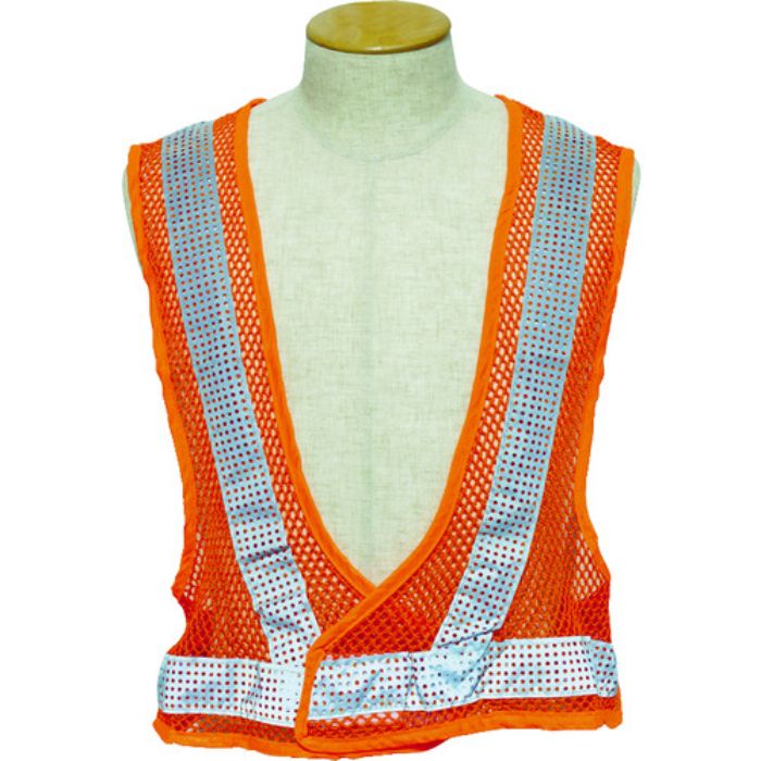 つくし フォーシーズンチョッキ 蛍光オレンジ(Tcode:4142250)