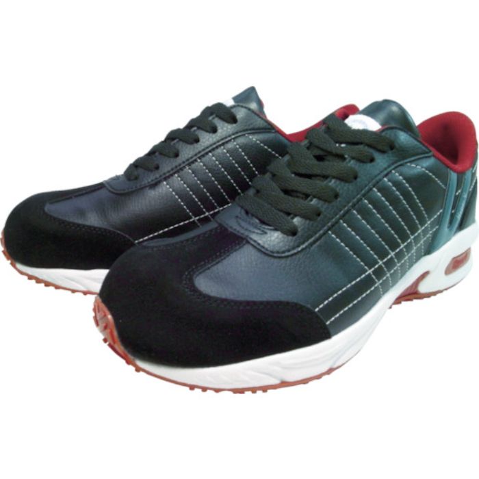 日進 耐滑樹脂先芯入りスニーカー 黒 29.0cm(Tcode:8266607)