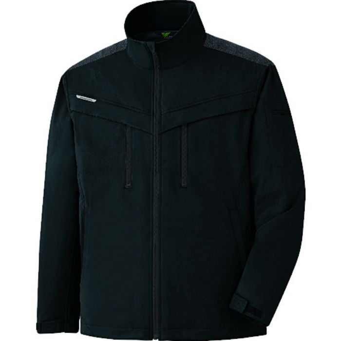 ミドリ安全 VERDEXCEL ストレッチ防寒ジャンパー VE2009 上 ブラック 3L(Tcode:1493582)