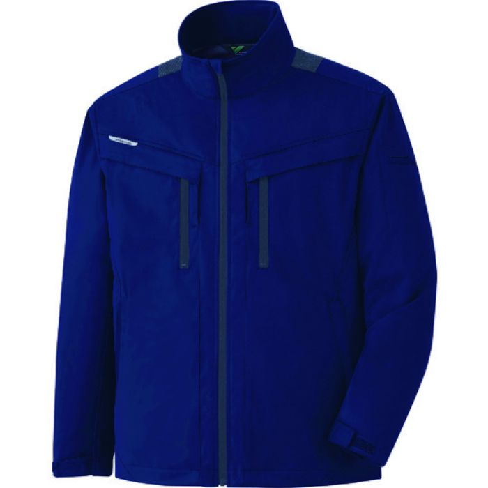 ミドリ安全 ベルデクセル ハーネス対応 ストレッチ防寒ジャンパー VE2017 上 ネイビー L(Tcode:1493615)