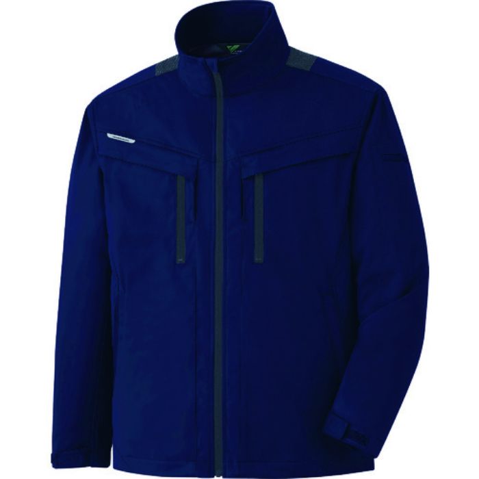 ミドリ安全 ベルデクセル ハーネス対応 ストレッチ防寒ジャンパー VE2017 上 ネイビー S(Tcode:1493613)