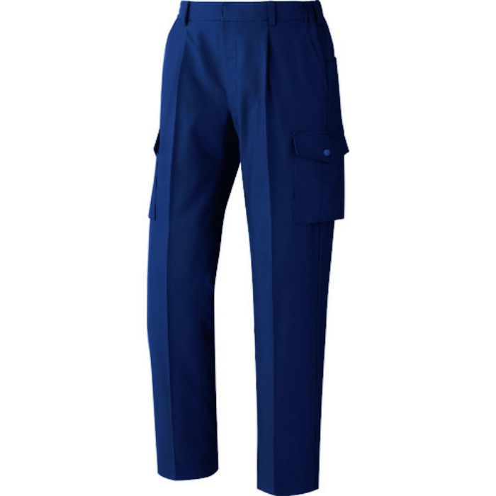 ミドリ安全 男女共用 ハーネス対応 イージーフレックスカーゴパンツ VE587C 下 ネイビー L(Tcode:1493199)