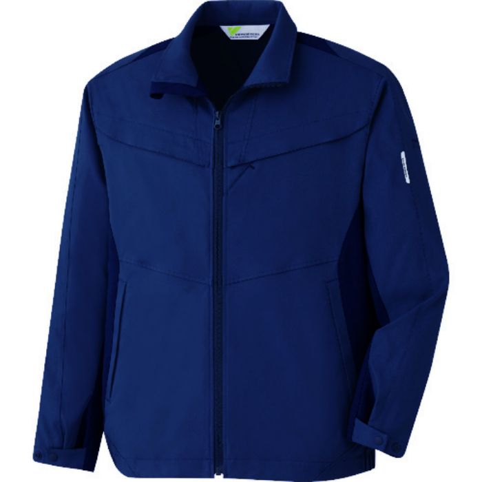 ミドリ安全 ハイストレッチブルゾン VE627 上 ネイビー L(Tcode:1492900)