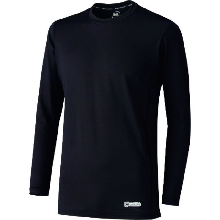 ミドリ安全 ベルデクセル 男女共用 長袖クールコアTシャツ VEC219上 ブラック M(Tcode:1142130)