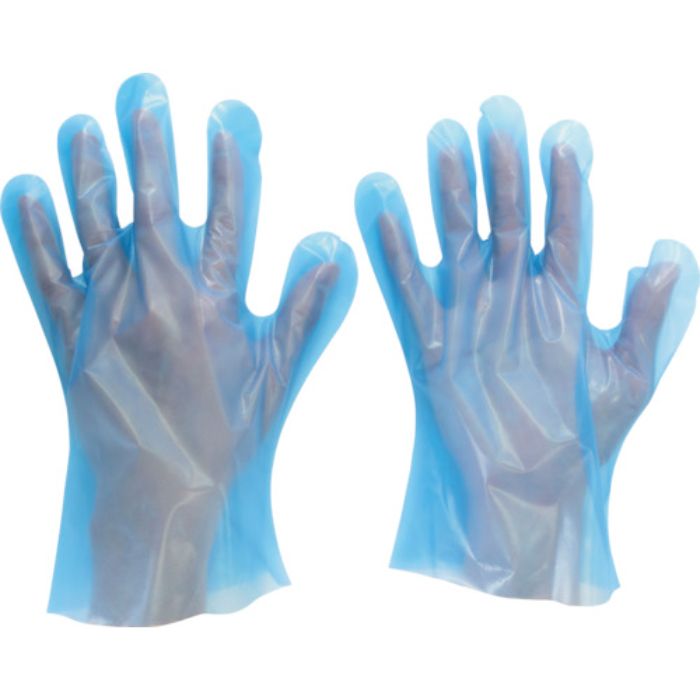 ミドリ安全 ポリエチレンディスポ手袋 ベルテ585 100枚 袋入 L(Tcode:8359852)