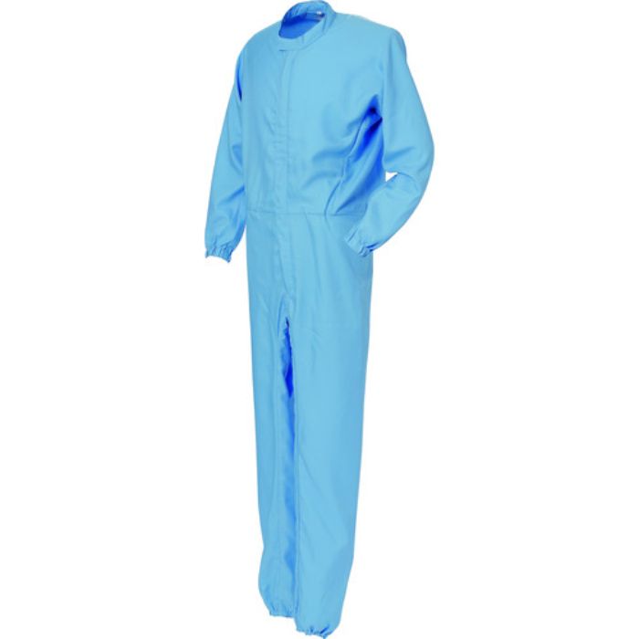 ミドリ安全 クリーンスーツ ベルデクセル VEYS120 ブルー 3L(Tcode:1611201)