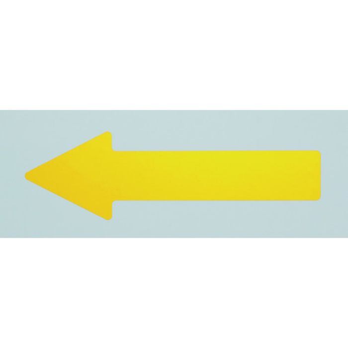 ミドリ安全 ベルデビバ矢印テープ 黄 10枚入(Tcode:1153496)