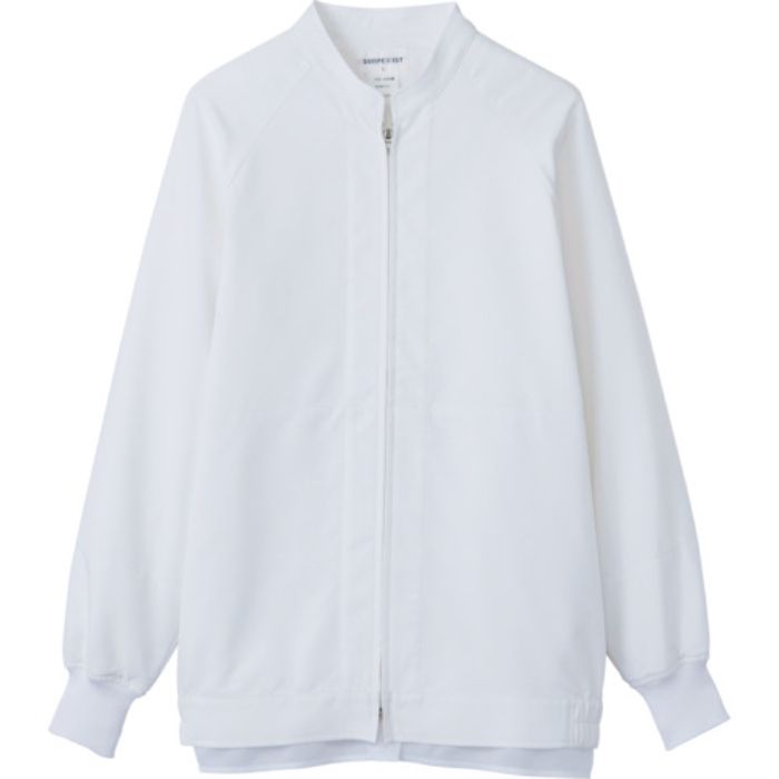 サンペックス 男女兼用長袖ジャンパー ホワイト 3L(Tcode:8338494)