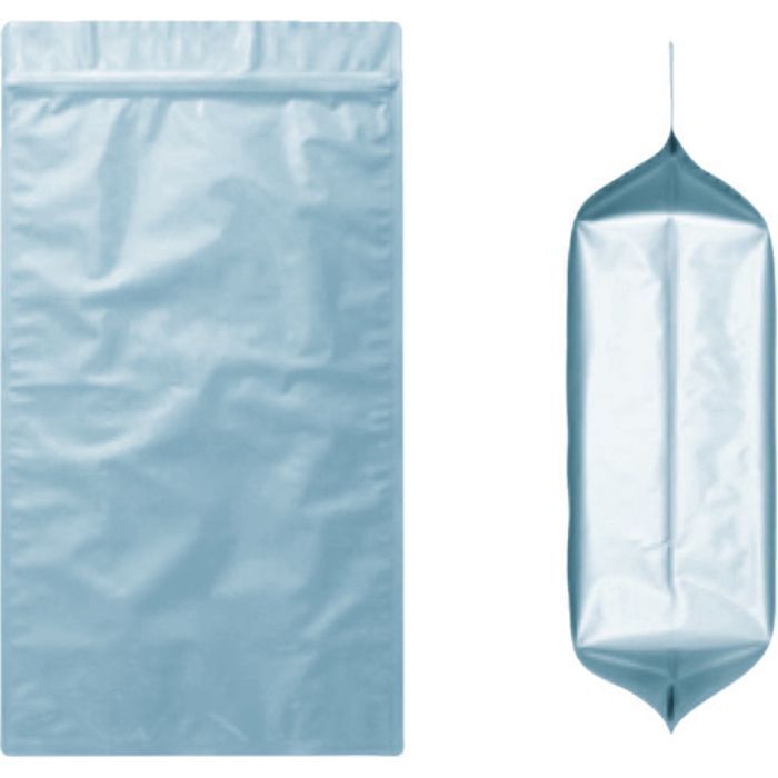 セイニチ サイドガゼットタイプ大型チャック付アルミ袋 ラミジップ ワイドボックス WBAL-30L 縦500×横300mm ガゼット幅80mm(Tcode:8590611)