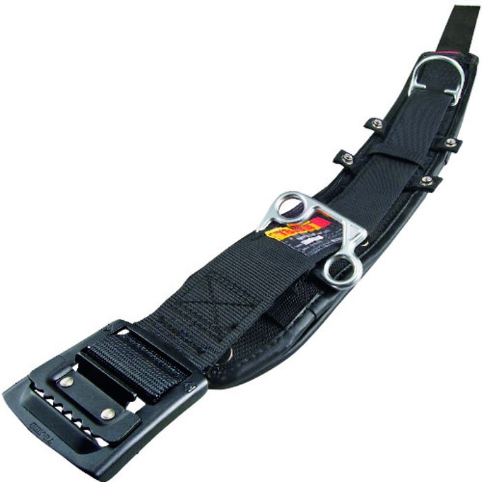 タジマ ワークポジショニング用胴当てベルトカーブ アルミワンフィンガーバックル黒 Sサイズ(Tcode:2083376)
