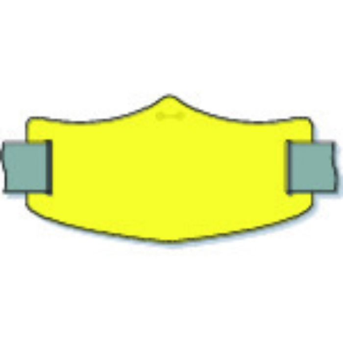 つくし e腕章 黄無地 ショートゴムバンド付(Tcode:8553147)