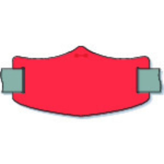 つくし e腕章 赤無地 ロングゴムバンド付(Tcode:8553144)