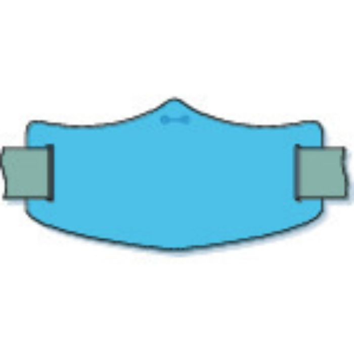 つくし e腕章 青無地 ショートゴムバンド付(Tcode:8553150)