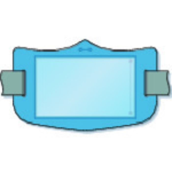 つくし e腕章 透明ポケット付き 青 ロングゴムバンド付(Tcode:8553155)