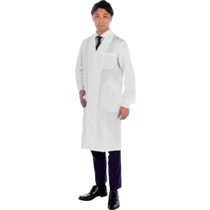 TRUSCO 研究用白衣 袖口ひも入 男子ダブル LL(Tcode:2179441)