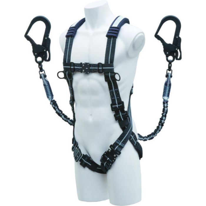 KH フルハーネス じゃばらストレッチ XV型+2丁掛けランヤード セット(Tcode:2006853)
