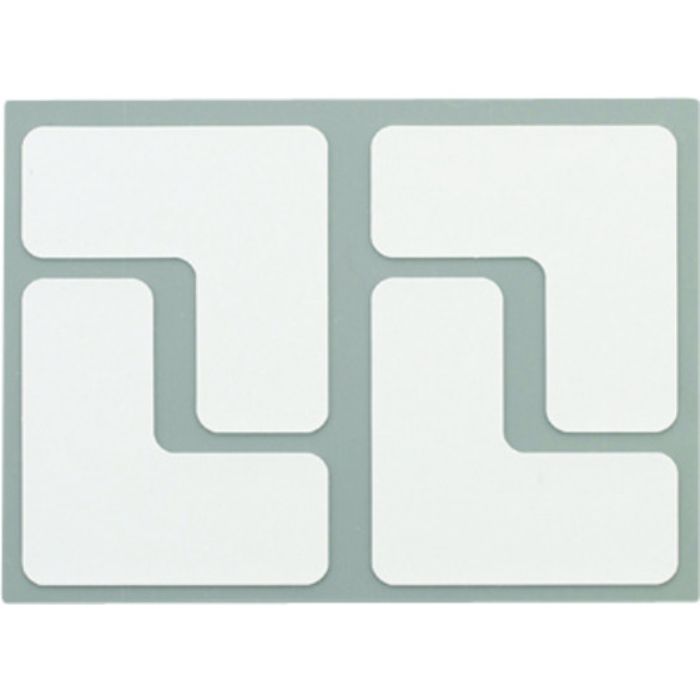 ニトムズ 耐久フロアサインズL型S白40枚(Tcode:1269839)