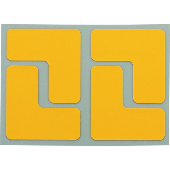 ニトムズ 耐久フロアサインズL型S黄40枚(Tcode:1269840)